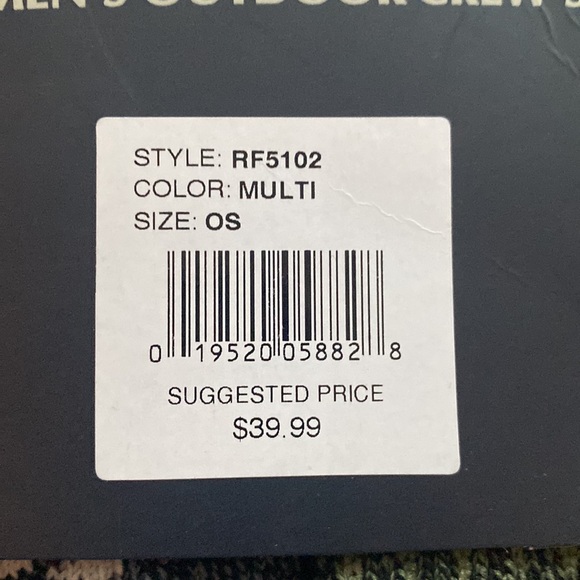 Rainforest 6 Pack Men’s Outdoor Crew Socks - Picture 6 of 6